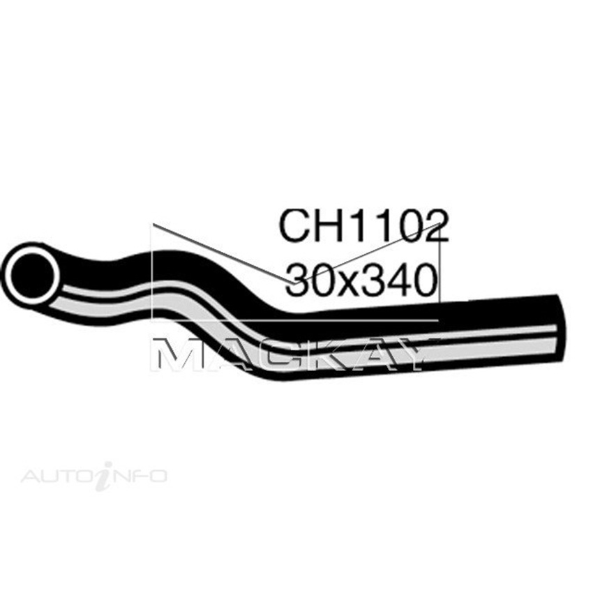 Mackay Radiator Upper Hose For Holden Gemini TC - TD 1977-1979 -CH1102