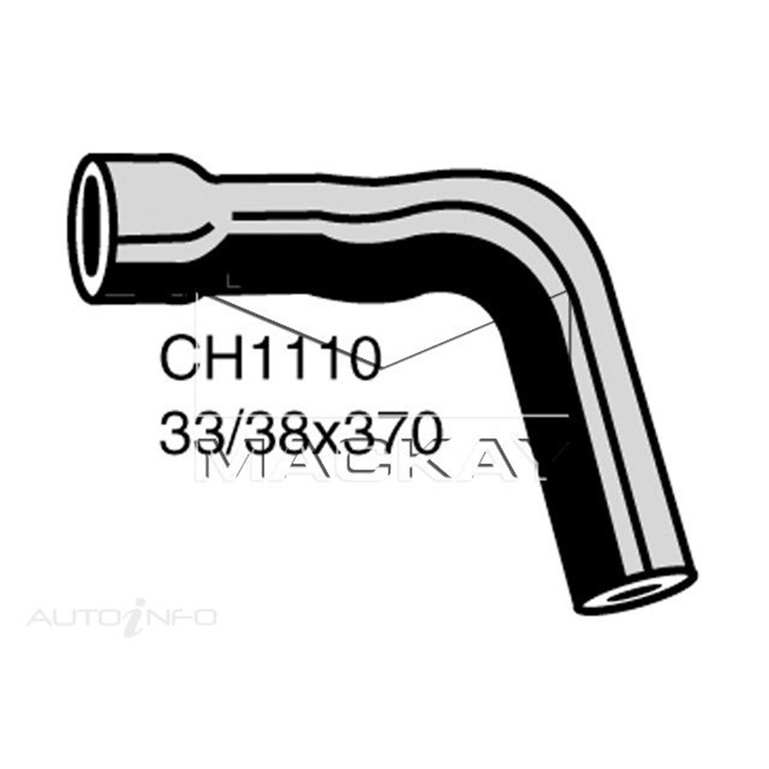 Mackay CH1110 Radiator LW Hose For Ford Cortina TE 2.0L I4 Petrol Manual & Auto