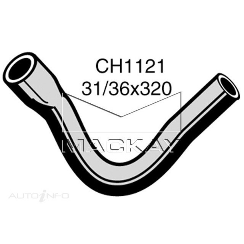 Mackay CH1121 Bottom Hose For Holden Gemini TC - TD 1977-1979 Mackay