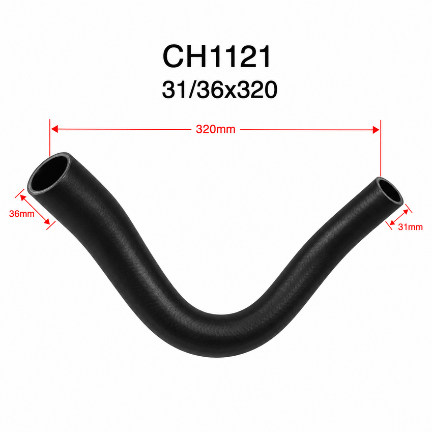 Mackay CH1121 Bottom Hose For Holden Gemini TC - TD 1977-1979 Mackay