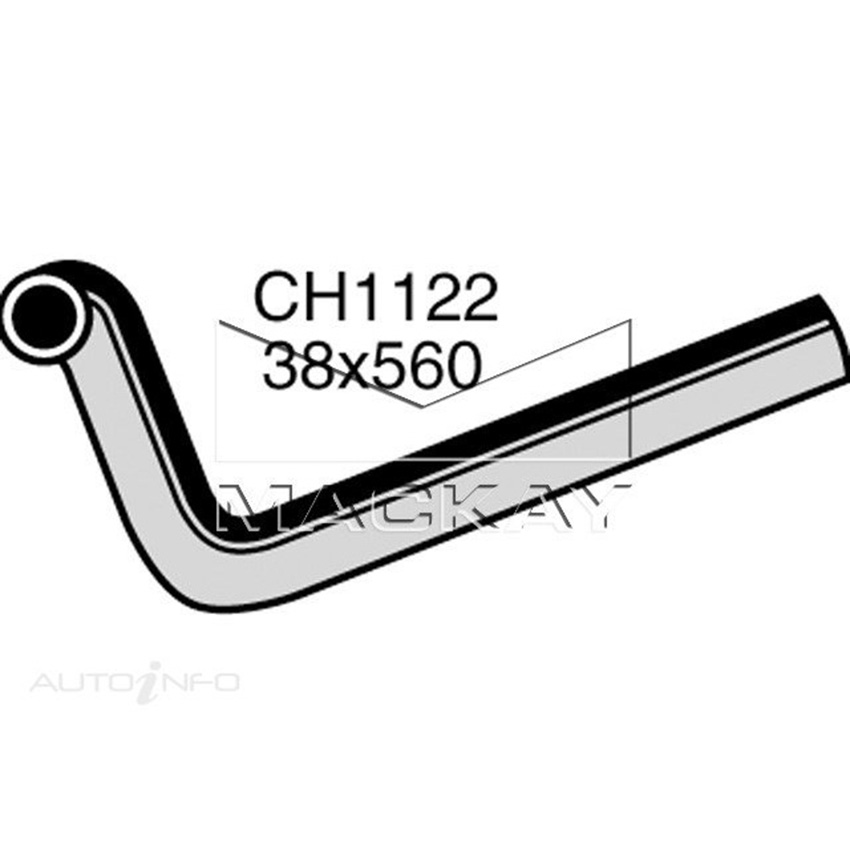 Mackay CH1122 Radiator Upper Hose For Chrysler Charger VH 5.2L V8 Ptl Man&Auto