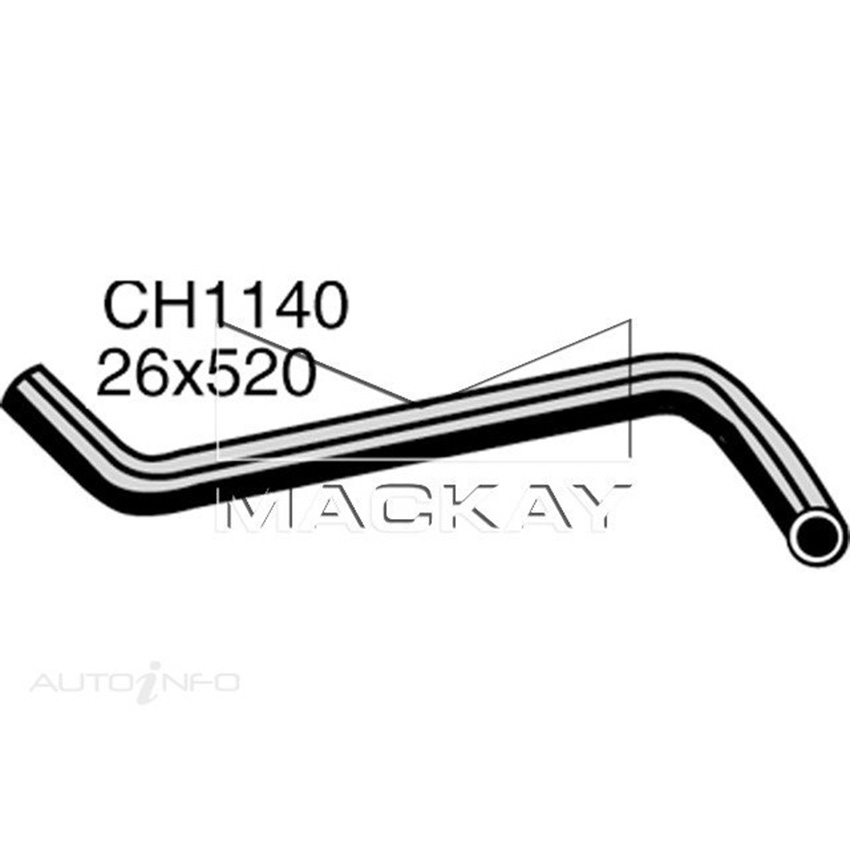 Mackay Radiator Upper Hose For Chrysler Lancer LA 1.4L Petrol Manual/Auto