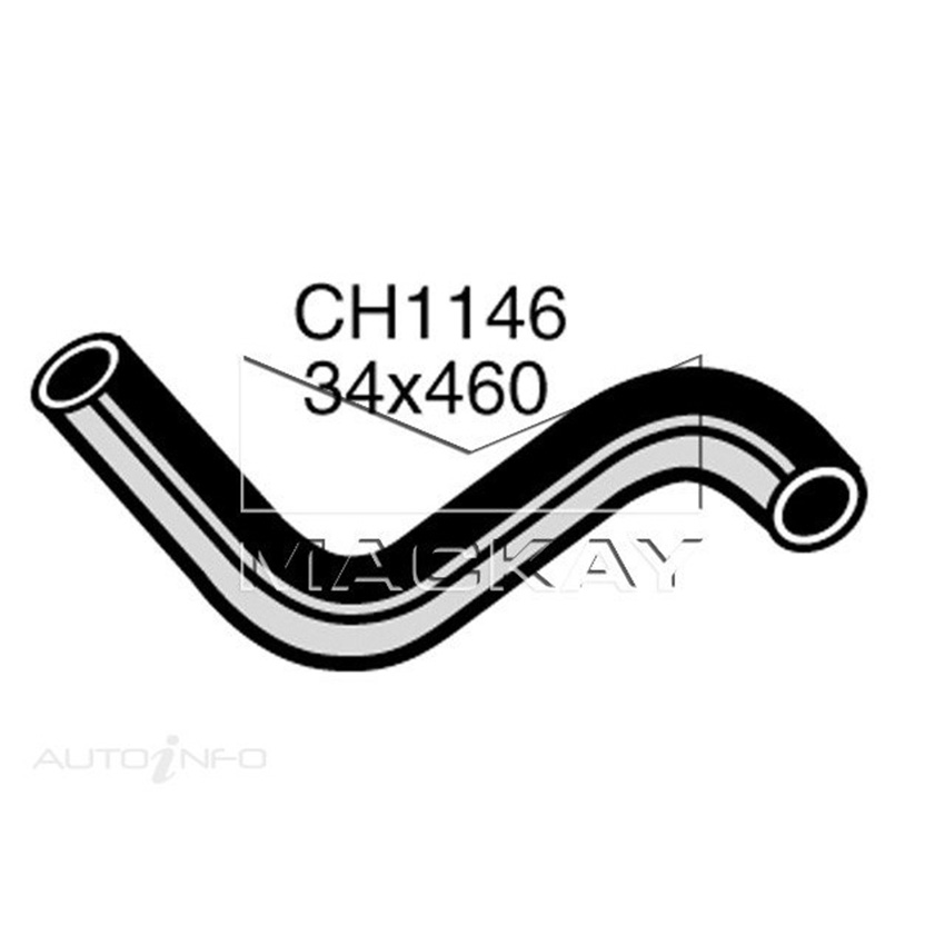 Mackay CH1146 Radiator Lower Hose For Chrysler Sigma GE 2.0L I4 Ptl Manual/Auto