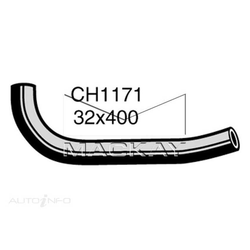 Mackay CH1171 Radiator Upper Hose For Eunos 500 . 2.0L V6 Petrol Manual/Auto