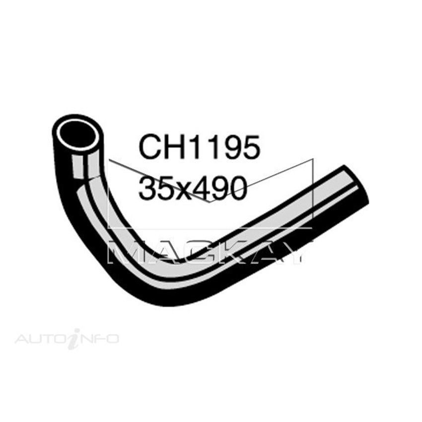 Mackay CH1195 Bottom Hose For Nissan 240Z S30 - HS30 1970-1974 Mackay