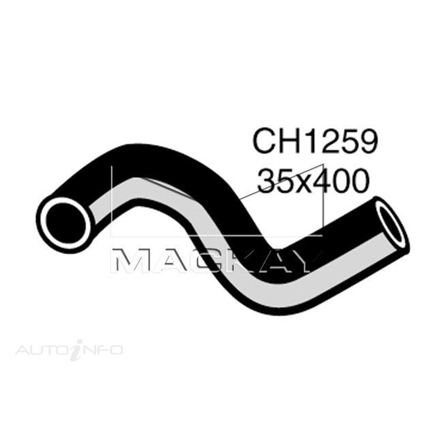Mackay CH1259 Radiator Lower Hose For Nissan 620 620 1.5L I4 Ptl Manual & Auto