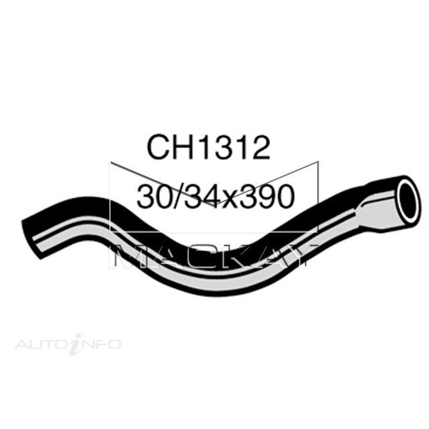 Mackay CH1312 Radiator Upper Hose For Volvo 240 . 2.3L I4 Petrol Manual/Auto