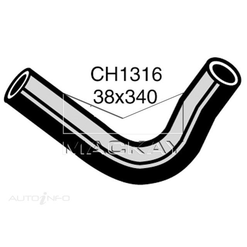 Mackay CH1316 Top Hose For Toyota LandCruiser HJ45 1972-1980 Mackay
