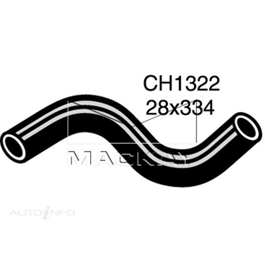 Mackay CH1322 Radiator Lower Hose For Subaru Brumby . 1.8L F4 Petrol Manual/Auto