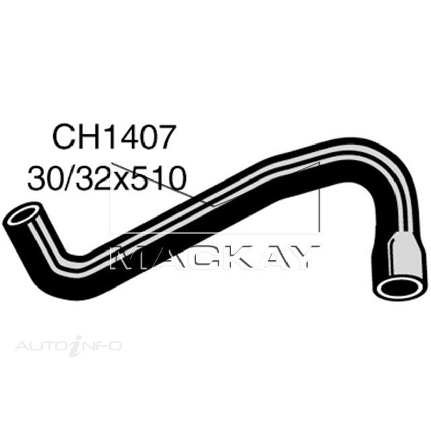 Mackay Radiator Lower Hose For Holden Rodeo KB 2.0L I4 Diesel Manual / Auto