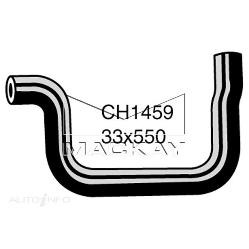 Mackay CH1459 Radiator Upper Hose For Mazda 929 LA 2.0L I4 Petrol Manual/Auto