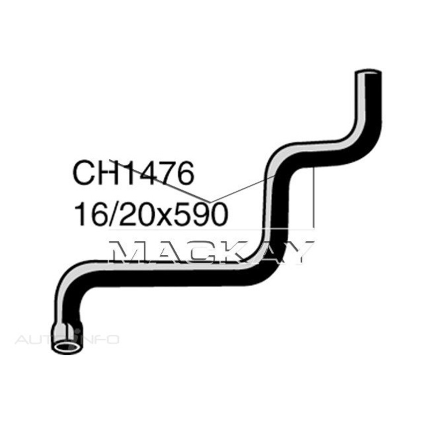 Mackay Engine By Pass Hose For Holden Camira JE 2.0L Petrol Manual / Auto