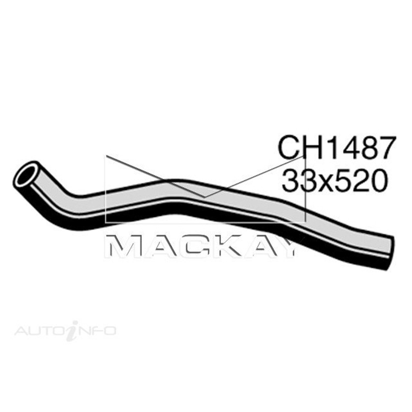  CH1487 Radiator Lower Hose For Mitsubishi Cordia AB 1.8L I4 Turbo Ptl Manual