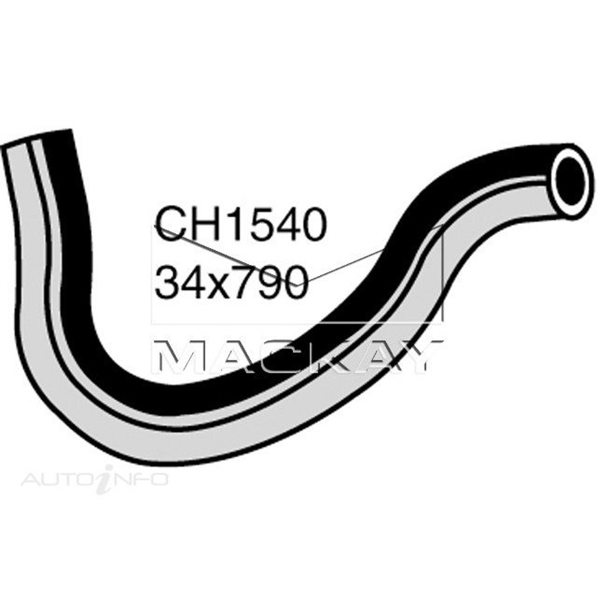 Mackay Radiator Lower Hose For Mitsubishi L200 MD 2.0L Petrol Manual/Auto