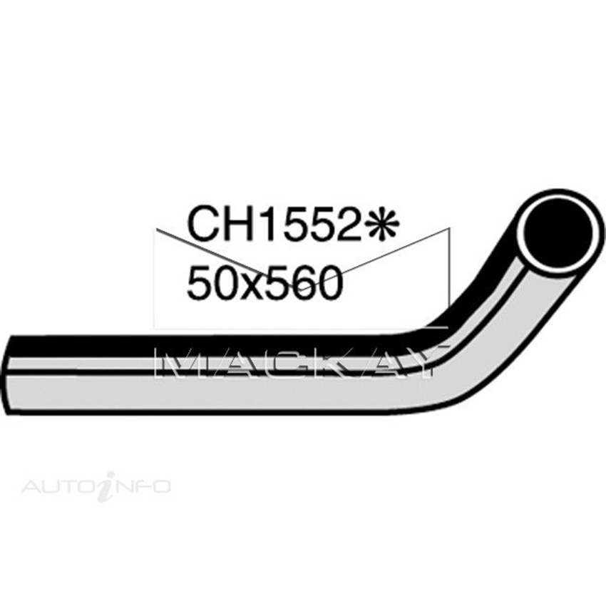 Mackay RADIATOR Top Hose For International / IVECO 1978+  CH1552
