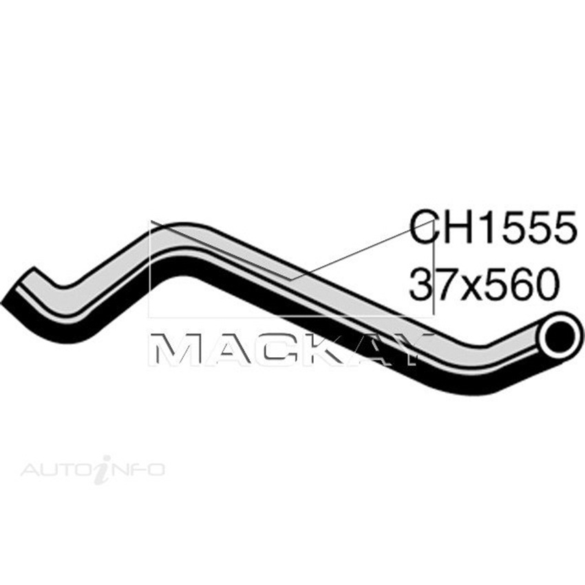 Mackay CH1555 Radiator Upper Hose For Holden Commodore VL 5.0L V8 Ptl Man&Auto