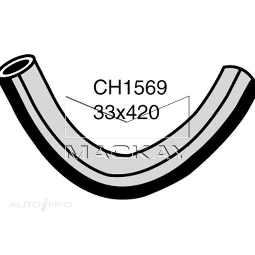 Mackay CH1569 Radiator Lower Hose For Mitsubishi Pajero NG 2.6L I4 Ptl Man&Auto