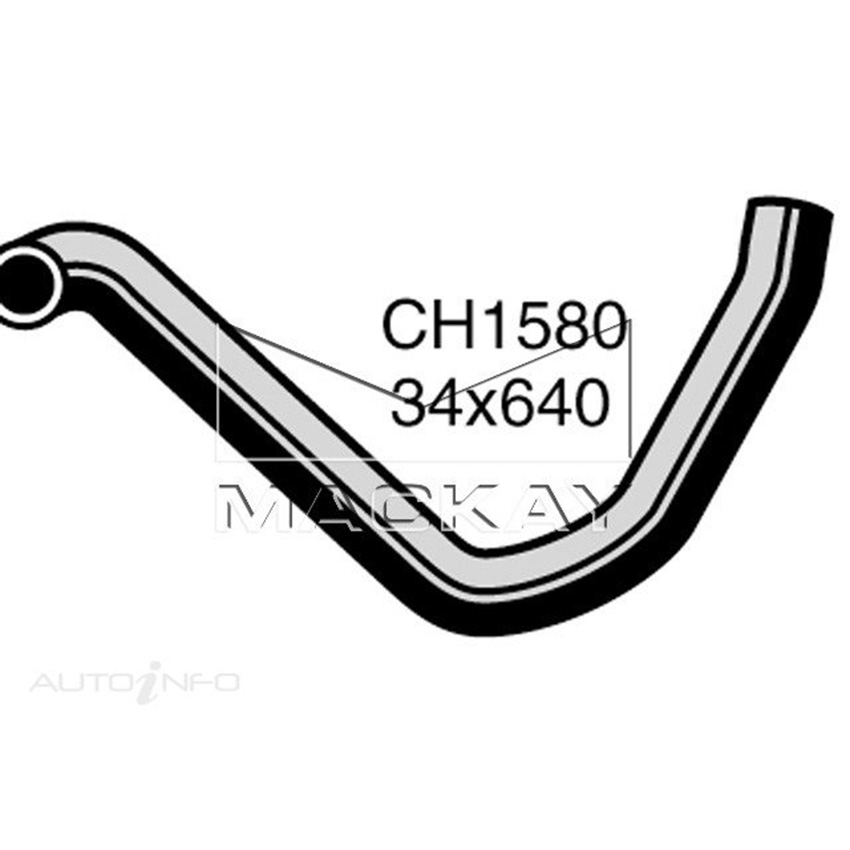 Mackay CH1580 Radiator Lower Hose For Nissan Urvan E23 2.3L I4 Diesel Man&Auto