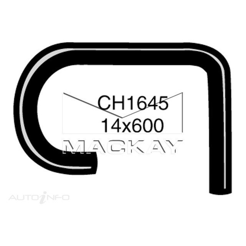 Mackay Heater Hose For Holden Commodore VN 3.8L V6 Petrol Manual / Auto  CH1645