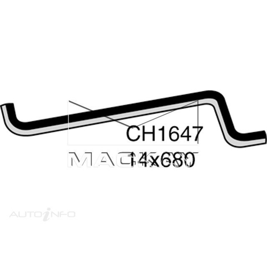 Mackay Heater Hose For Holden Commodore VN 3.8L V6 Petrol Manual / Auto  CH1647
