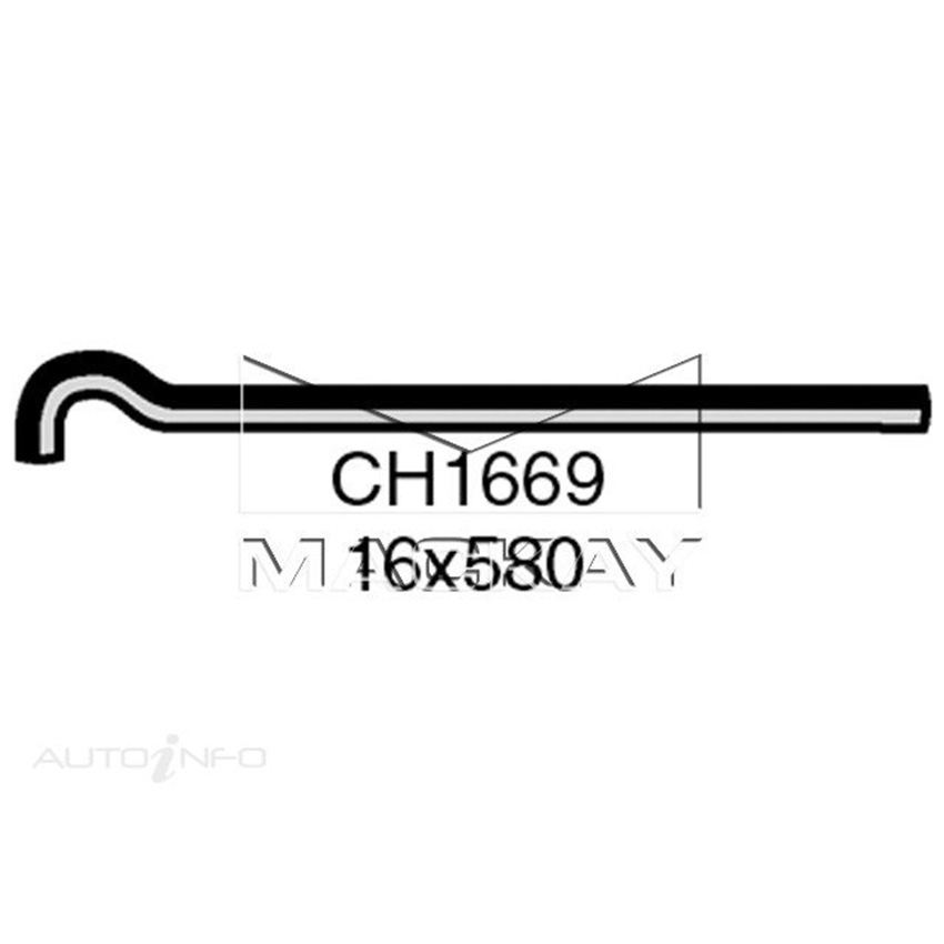 Mackay Heater Hose For Ford Falcon / Fairlane XD -XE, ZJ-ZK 1979-1984 -CH1669