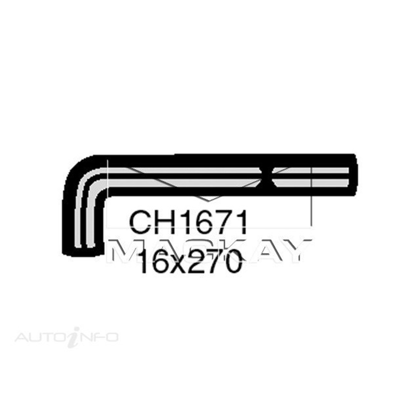 Mackay Heater Hose For Ford Falcon XF 4.1L Petrol Manual & Auto  CH1671