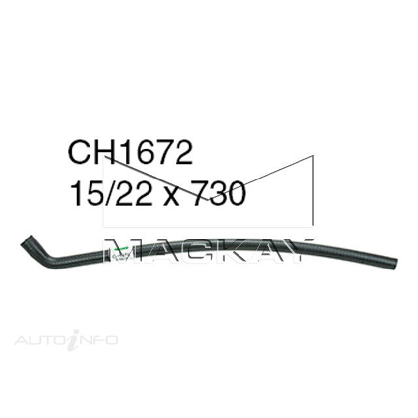 CH1672 Heater Hose for Ford Falcon Xf 4.1L I6 Petrol Manual & Auto