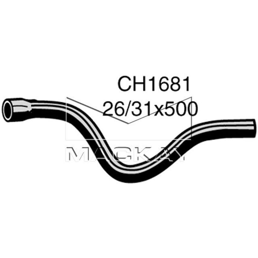 Mackay Radiator Upper Hose For Hyundai Excel X1 1.5L Petrol G4AJ 1986-1989