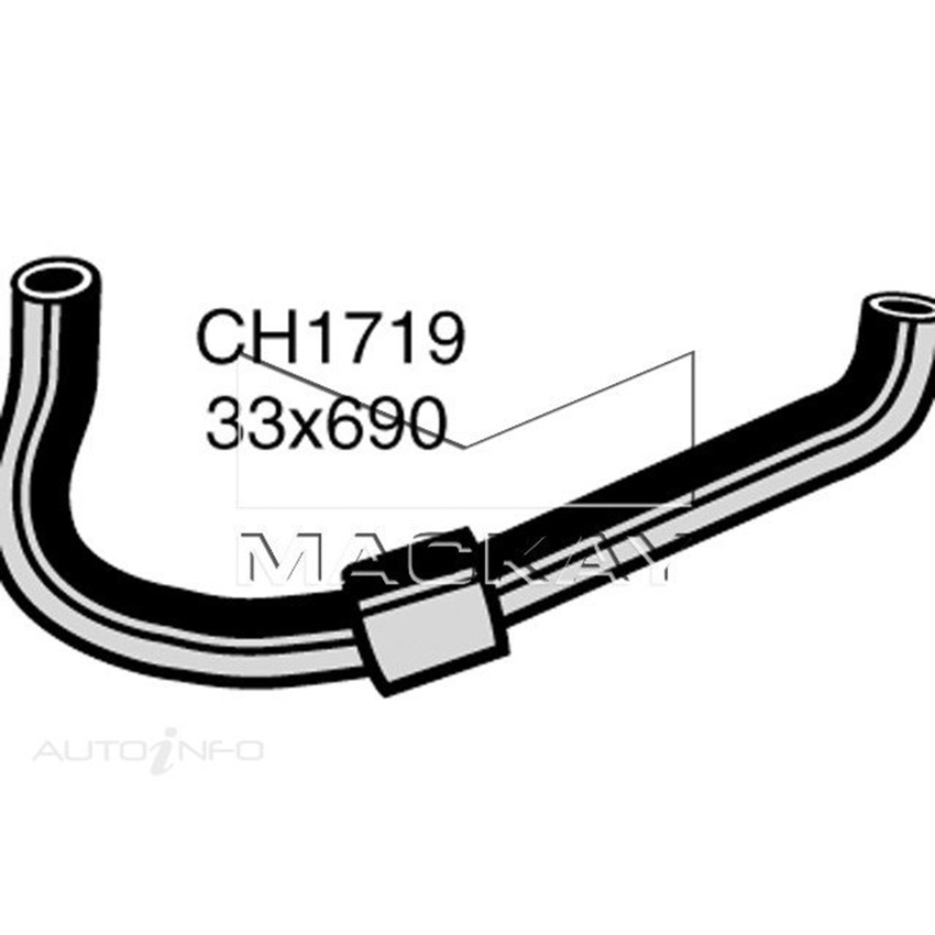Mackay CH1719 Radiator Lower Hose For Mitsubishi Express SH 2.4L I4 Ptl Man&Auto