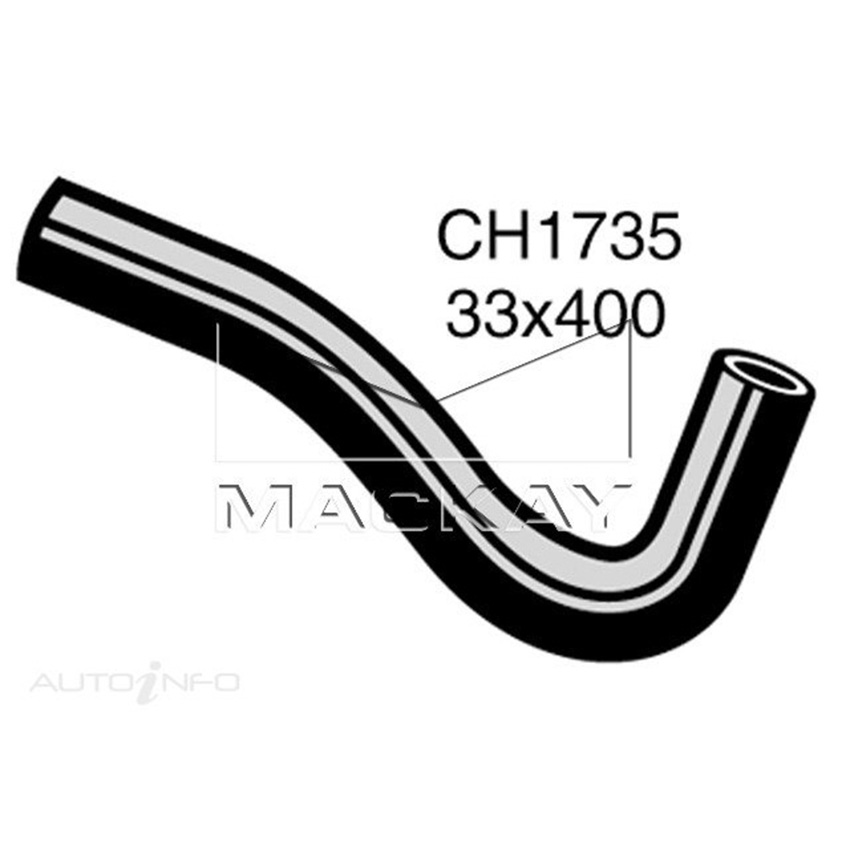 Mackay Radiator Upper Hose For Mazda 626 GD 2.2L Petrol Auto  CH1735