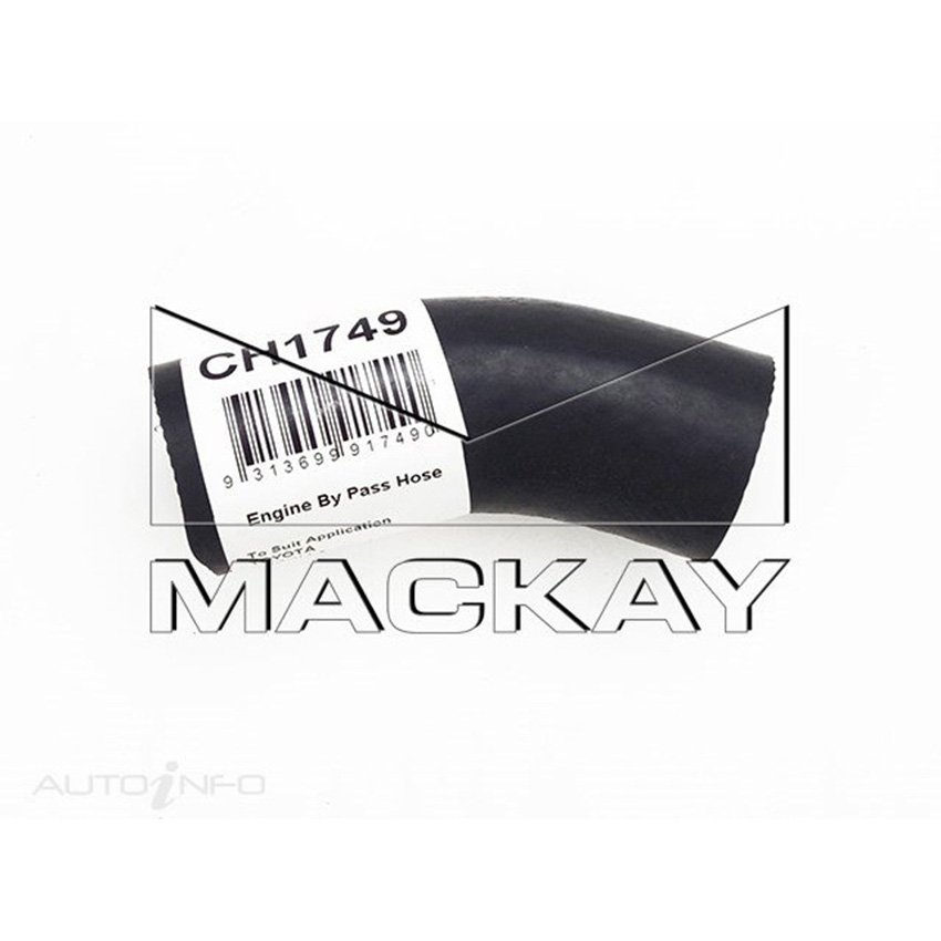 Mackay Engine By Pass Hose For Toyota Corolla AE92R 1.6L Petrol Manual & Auto