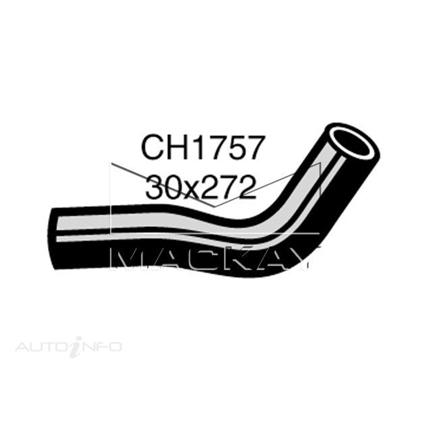 Mackay Radiator Upper Hose For Toyota Hilux LN65R 2.4L I4 Diesel Man&Auto