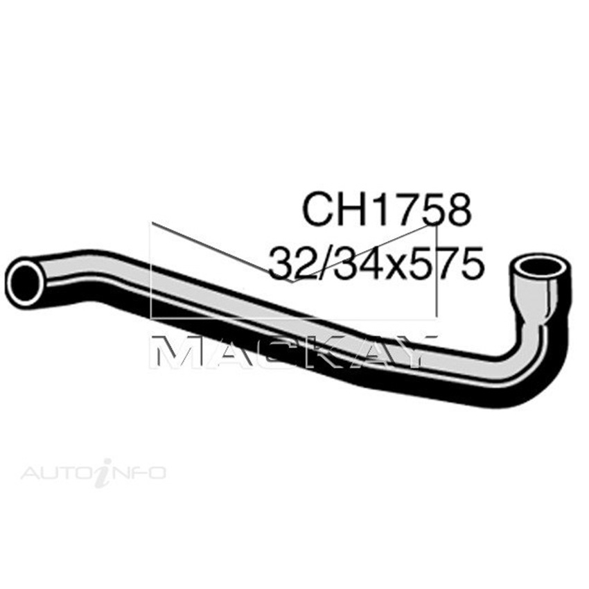 Mackay Radiator Lower Hose For Toyota Hilux LN56R 2.4L Diesel Man & Auto CH1758
