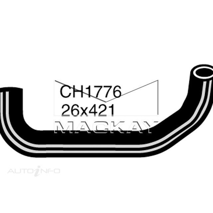 Mackay Radiator Lower Hose For Ford Festiva WB 1.3L Petrol Auto  CH1776