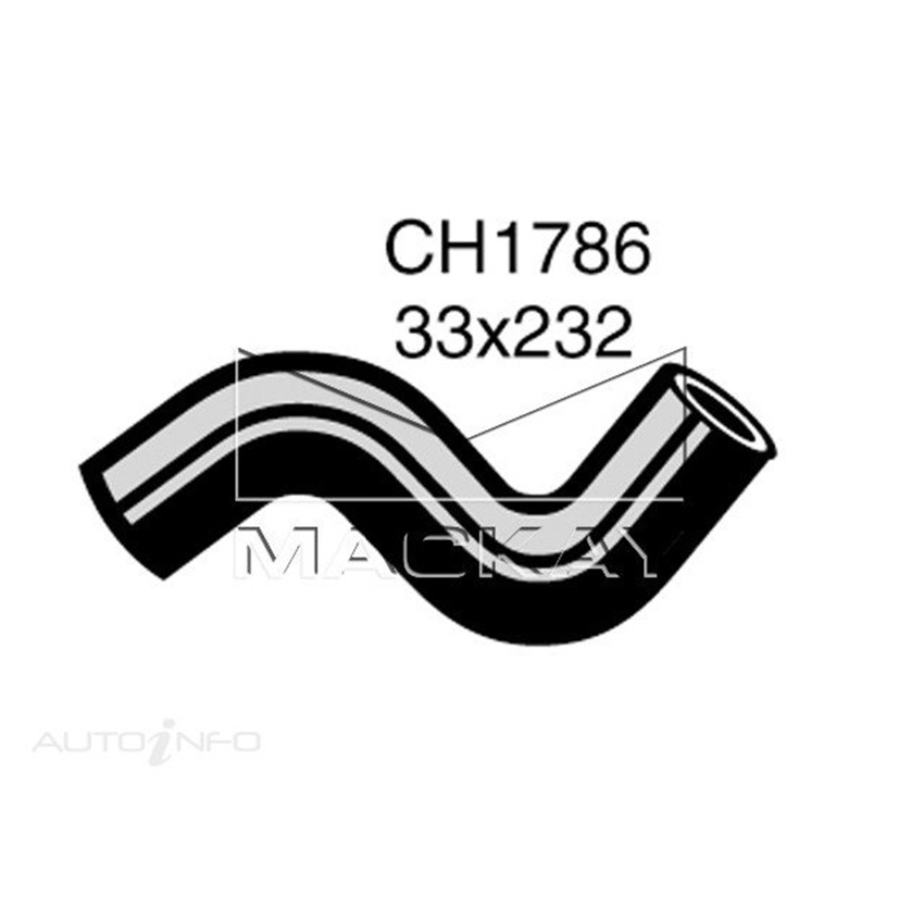 Mackay Radiator Upper Hose For Nissan Pulsar N14 2.0L Petrol Man & Auto CH1786