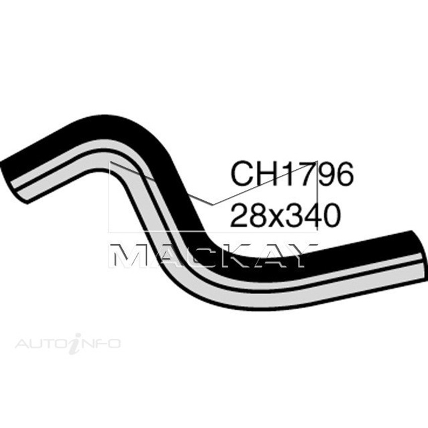 Mackay Radiator Upper Hose For Ford Laser KJ 1.8L I4 Petrol Manual & Auto