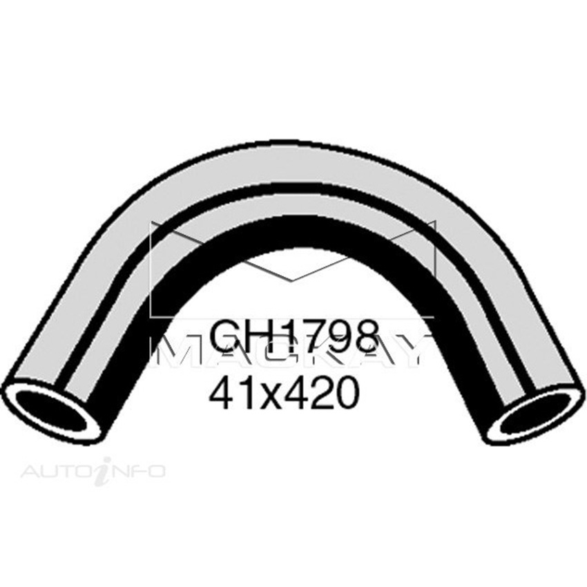 Mackay Radiator Lower Hose For Ford Fairlane NC 4.9L V8 Petrol Manual & Auto