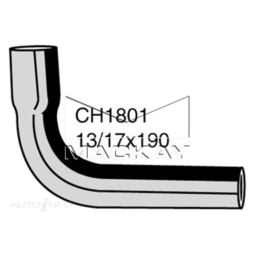 Mackay Heater Hose For Ford Falcon EF 4.9L V8 Petrol Manual & Auto  CH1801