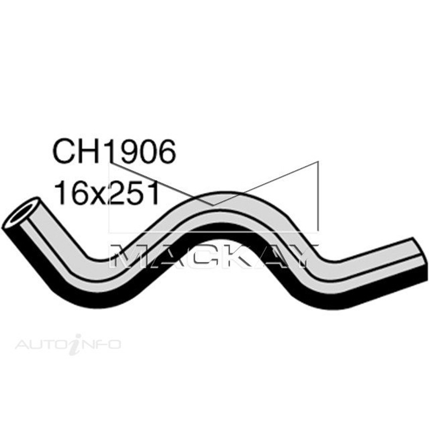Mackay Heater Hose For Volvo 240 Less Turbo  CH1906