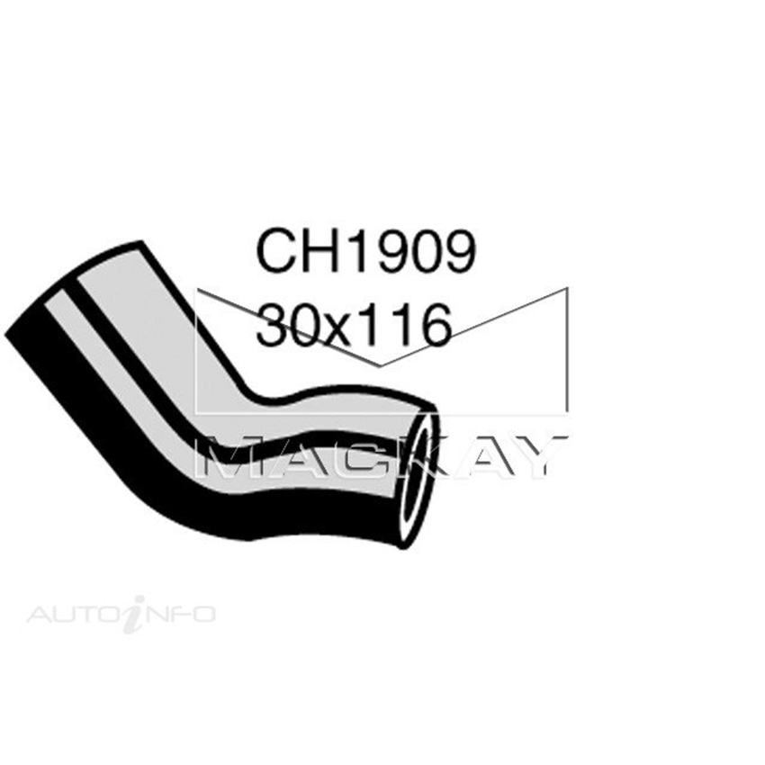 CH1909 Bypass Hose for Volvo 260 Cyl. Head To Water Pump