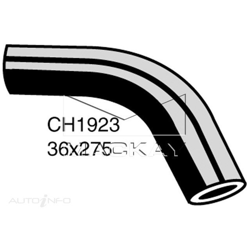Mackay CH1923 Top Hose For Toyota LandCruiser FJ40 - 45F 1960-1984 Mackay