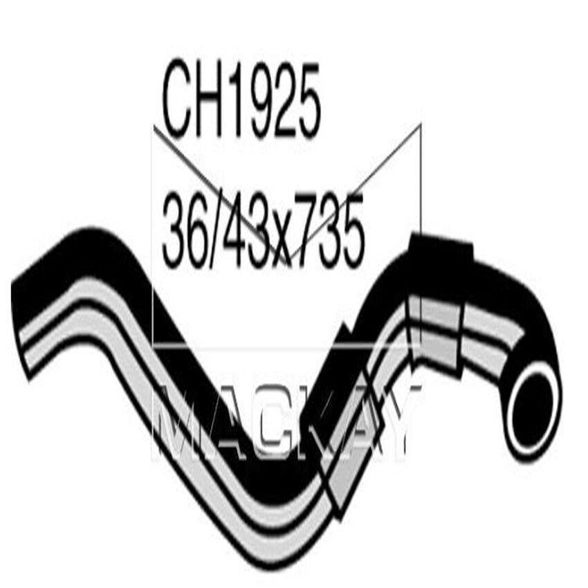 Mackay Radiator Lower Hose For Toyota Landcruiser BJ75R 3.4L 3B Diesel