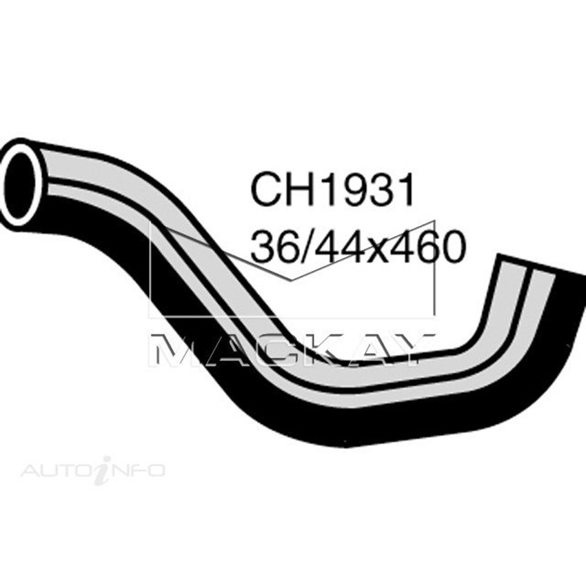 Mackay Radiator Lower Hose For Toyota LandCruiser BJ42R 3.4L Diesel Man & Auto