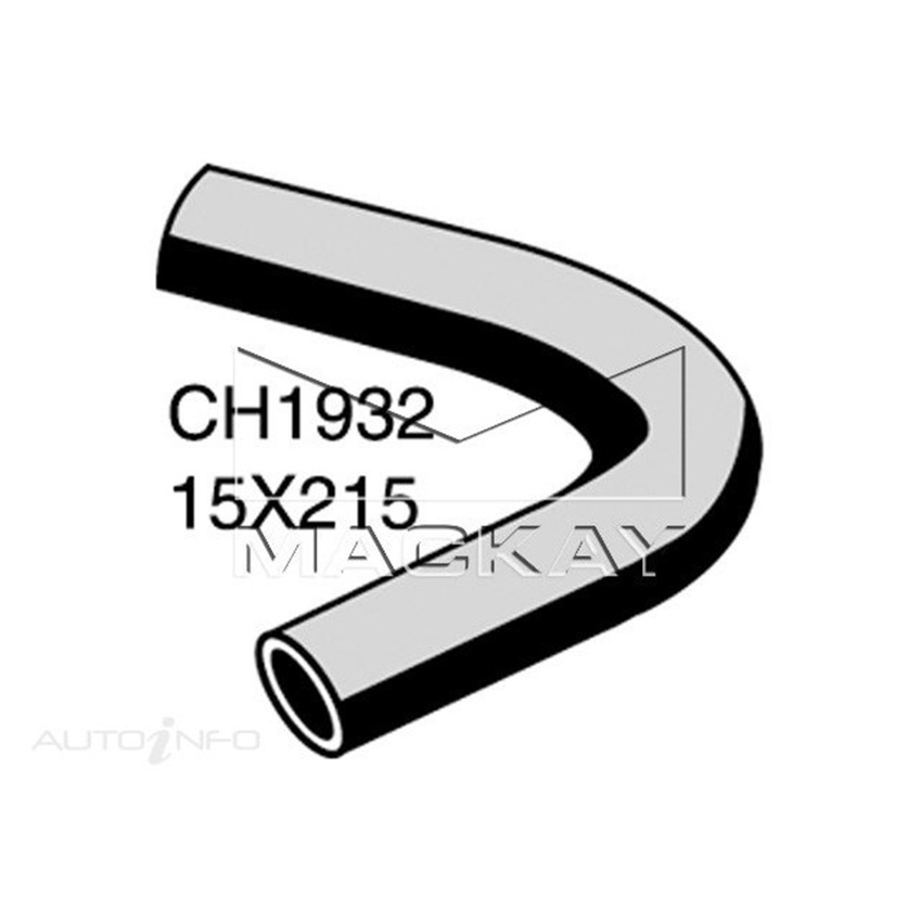 Mackay Engine By Pass Hose For Toyota LandCruiser FJ62R 4.0L Petrol Manual /Auto