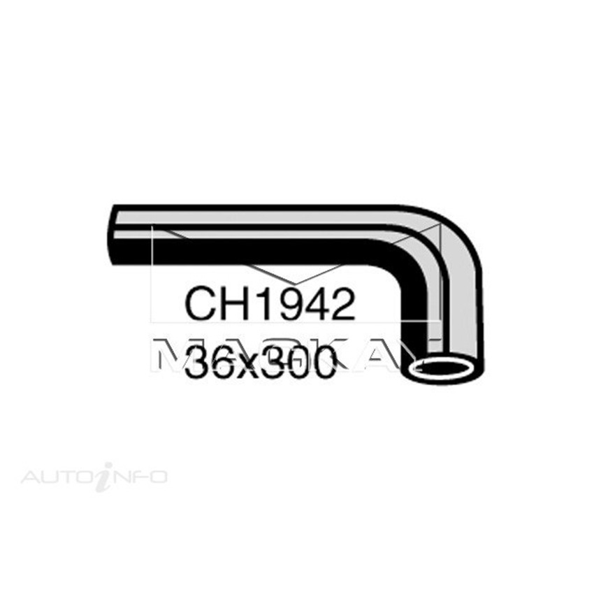 Mackay Radiator Lower Hose For Toyota Hilux LN65R 2.4L I4 Diesel Man&Auto