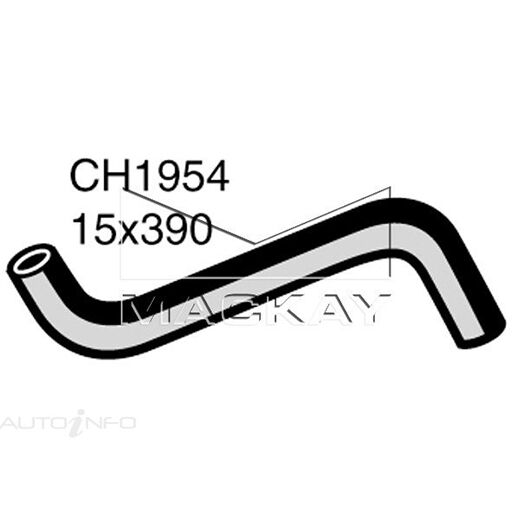 Mackay Heater Hose For Mazda 323 BF 1.6L Petrol B6T 2D Hatchback, 4D Sedan