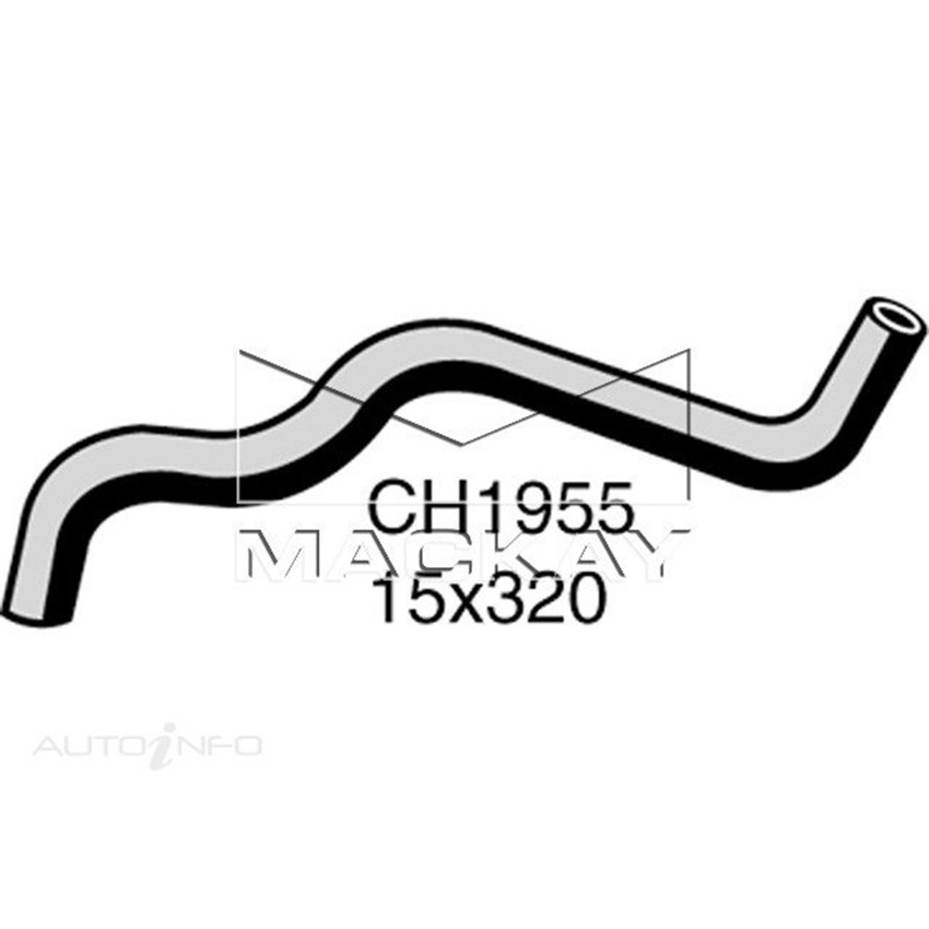 Mackay Heater Hose For Ford Capri SA 1.6L Petrol Manual & Auto  CH1955