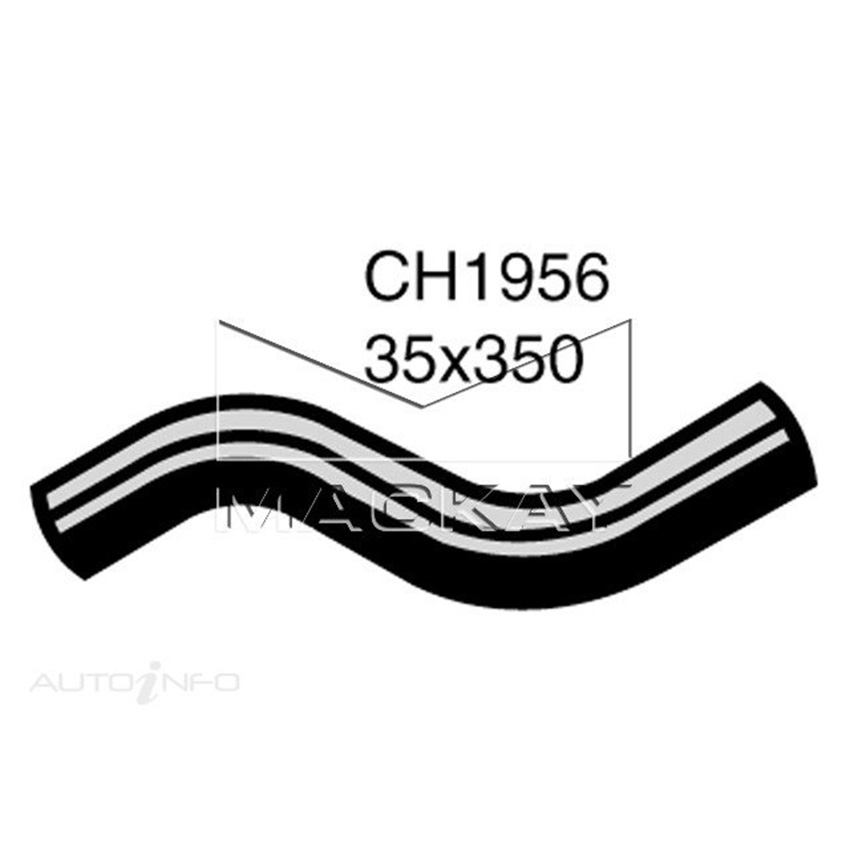 Mackay Radiator Upper Hose For Ford Capri SE 1.6L Petrol Manual & Auto CH1956