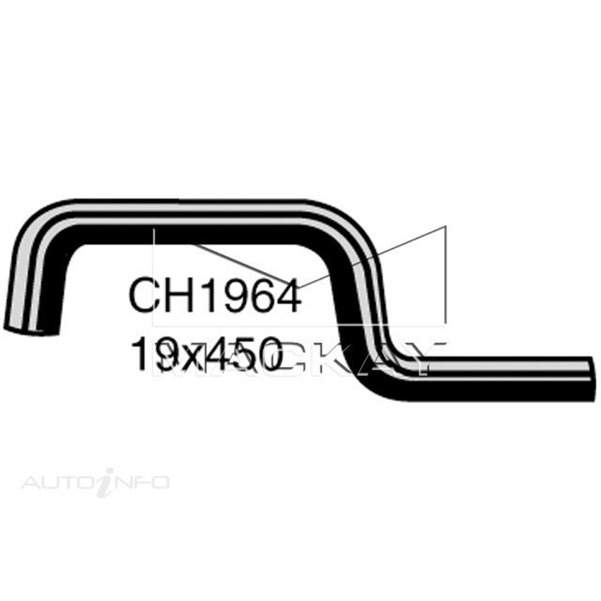 Mackay Heater Hose For Holden Commodore VL 3.0L Petrol Manual / Auto  CH1964