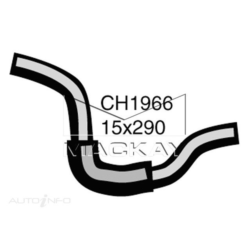 Mackay Heater Hose For Ford Laser KH 1.8L Petrol Manual & Auto  CH1966